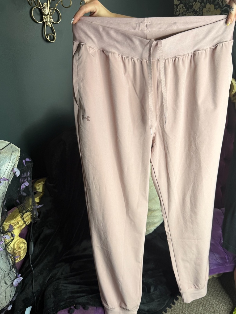 Under Armour Dusty Pink Athletic Joggers
